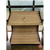Image 1 : Wooden Magazine/Book Rack (Measures : 55"H x 48"W x 22"D)
