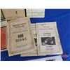 Image 2 : Vintage Farm Equipment Owner Manuals (10) :  - John Deere - CASE - ETC!