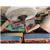 Image 3 : Variety of Rustic Tools w/ Wooden Crate : - Soldering Torch - Steel Belt Lacing - Wrenches - Ladles 