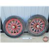 Image 1 : Essex Wood Spoke 21" Tires & Rims (2)