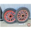 Image 2 : Essex Wood Spoke 21" Tires & Rims (2)