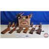Image 1 : Canadian Butter Wooden Crate w/ Variety of Antique Wood & Moulding Planes (13) & Stanley Marking Gau