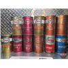 Image 1 : Oil Cans (11) : ESSO  (All Measure : 6-1/2"H x 4"Dia)
