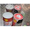 Image 3 : Oil Cans (2) : Shell (Both Measure : 6"H x 4"Dia)