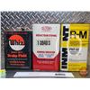 Image 1 : F-Style Cans (3) :  - Whiz - Dupon - R-M (Tallest Measures : 12"H)