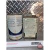 Image 2 : Oil Cans (2) : TEXACO - Havoline - Water Pump Lubricant (Oil Can Measures : 6-1/2"H x 4"Dia)