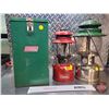 Image 1 : Coleman Lanterns (2) w/ Metal Carry Case (1) - Model 200 (1968) - Model 236 (1962) (Tallest Measures