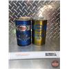 Image 2 : Oil Cans (2) : ESSO Quart (Both Measures : 6-1/2"H x 4"Dia)