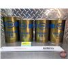 Image 1 : Oil Cans (4) : ESSO (3 Full) (Tallest Measures : 6-1/2"H x 4"Dia)