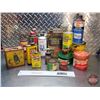 Image 1 : Vintage Tin Group : Variety (Some Partially Full) - Kleen-flo - Automatic Transmission Sealer - Prem