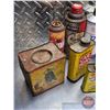 Image 2 : Vintage Tin Group : Variety (Some Partially Full) - Kleen-flo - Automatic Transmission Sealer - Prem