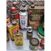 Image 3 : Vintage Tin Group : Variety (Some Partially Full) - Kleen-flo - Automatic Transmission Sealer - Prem