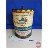 Image 1 : Oil Pail : CO-OP Maple Leaf (5Gal) (Measures : 18"H w/Spout x 12"Dia)