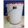 Image 2 : Oil Pail : Valvoline (Measures : 13-1/2"H x 12"Dia)