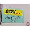 Image 7 : Oil Additive Cans (2) : Moly Glide (10oz) (Full) (Both Measures : 4-1/2"H x 2-1/2"Dia)