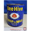 Image 3 : Confectionery Tin : Bee Hive Golden Corn Syrup (Measures : 6"H x 5"Dia)