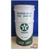 Image 1 : Oil Drum : TEXACO (60L) (Measures : 27-1/2"H x 15"Dia)