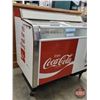 Image 2 : Coca-Cola Sliding Door Top Load Cooler : Cornelius (On Castors) (Note: Runs When Plugged In, Doesn't