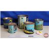 Image 4 : Confectionary Tins (5) : Honey (Largest Measures : 7"H)