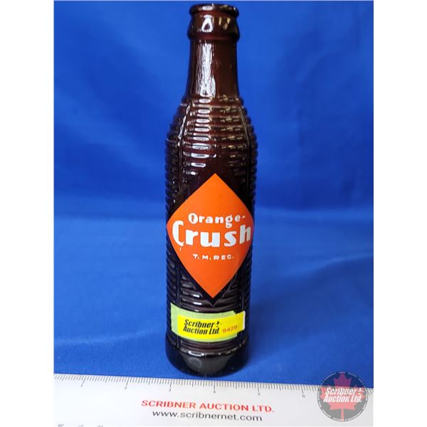 Orange Crush Bottle (Brown) (Measures : 8"H)