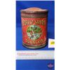 Image 1 : Tobacco Tin : Forest and Stream (Measures : 5-3/4"H x 4"Dia)