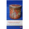 Image 2 : Tobacco Tin : Forest and Stream  (Measures : 3-1/2"H x 3-1/2"Dia)
