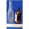 Image 2 : Calgary Bottles (2) : Soft Drink & Beer (Tallest Measures : 9"H)