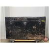 Image 1 : Trunk : Metal Clad  (Measures : 22"H x 38"W x 21"D)