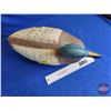 Image 8 : Floating Duck Decoy : Flambeau  (Measures : 10"H x 8"W x 21"L)