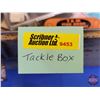 Image 17 : My Buddy Fishing Tackle Box w/ Contents : - Reels(6) - Crank Baits - Spoons - Bobbers - ETC! (Tackle