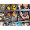 Image 9 : My Buddy Fishing Tackle Box w/ Contents : - Reels(6) - Crank Baits - Spoons - Bobbers - ETC! (Tackle