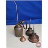 Image 2 : Oilers (4) : (Tallest Measure : 12"H)  (Smallest Measures 3-1/2"H)