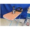 Image 11 : Vintage Metal Toys :  - Doll Carriage (Measures : 22-1/2"H x 11-1/2"W x 26"D) - Doll High Chair - Ir