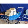 Image 7 : Vintage Metal Toys :  - Doll Carriage (Measures : 22-1/2"H x 11-1/2"W x 26"D) - Doll High Chair - Ir