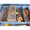 Image 9 : Mermaid Canadian Tire Fishing Tackle Box w/ Contents - Spoons - Crank Baits - Fishing Knives - Leade