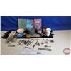 Image 2 : Vintage Kitchen :  - Mini Cast Iron Pan - Cook Books (2) - Thermometer - Coffee Tins - 1963 Kenora T