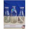 Image 2 : Milk Bottles (3) : ACL Labels (Tallest Measures : 8-3/4"H)