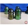 Image 8 : Insulators (18) : Green & Black