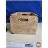 Image 8 : Insulators (5) & Posts (4) (Brown) w/ Wooden Crate (Crate Measures : 8"H x 12-1/2"W x 10-1/2"D)