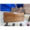 Image 8 : Cedar Box w/ - Antique Wood Moulding Planes (4) - Two Way Hinges - Sargent Planes Book - Whitaker Ma