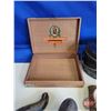 Image 10 : Collectors Group : - Bottle Openers - Cigarette Tins - Ashtrays - Lunch Pail - Cigar Box - Pipe Case