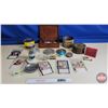 Image 1 : Vintage Variety Group :  - Tobacco Tins - Lighters - Calendars - Ashtrays - Cigar Box - ETC!