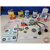 Image 1 : Automotive Collectors Group : - Oil Cans Incl. Texaco (Full) ; Chryco (Full) ; OMC (Full) Yamalube (