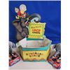 Image 4 : Tin Toys : Bubble Blowing Elephants (2) (Battery Operated) (Untested) w/ Laco Lamps Cardboard Displa