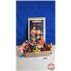 Image 1 : WWF Figurines (13) w/ WrestleMania Poster (1985) (Poster Measures : 18"H x 12"W)