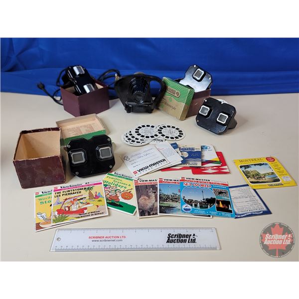 View-Master : - Viewers (4) - Projector (1) - Variety of Reels