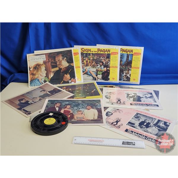 Vintage Movie Posters (Sm) (19) : 1950's w/ Music Book "As Time Goes By" & 8mm Film Home Movie "Vict