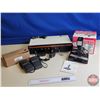 Image 1 : CB Radio Base Station w/ Walkie Talkies (2) & Base Station Microphone (c. 1976) (Base Station Measur