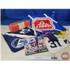 Image 1 : Collectors Combo :  - Expo 67 Drinking Glasses - Ski Labatt Banner - Canada Games 1971 Flag - ETC!
