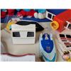 Image 8 : Vintage Children's Group : - Plush Toy Smurf's - View-Master - Space Ship - Magna Slide - ETC!